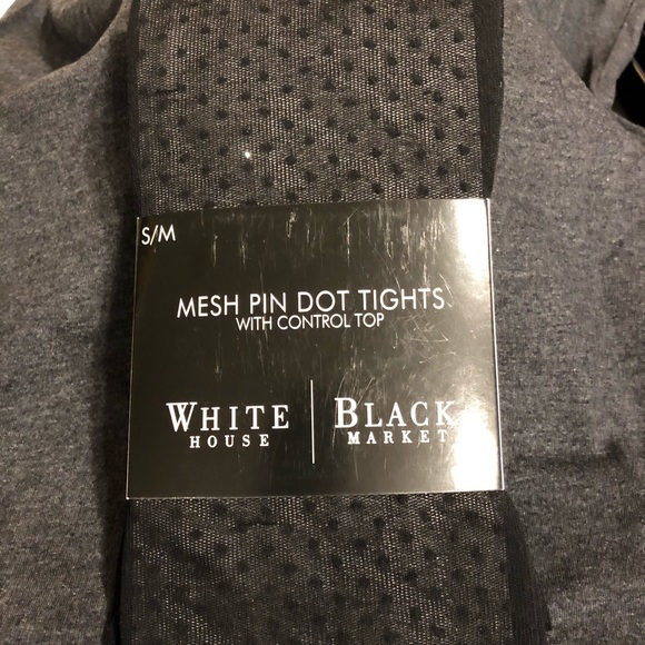 White House Black Market Accessories - ❤️WHBM Mesh Pin Dot Tights. S/M